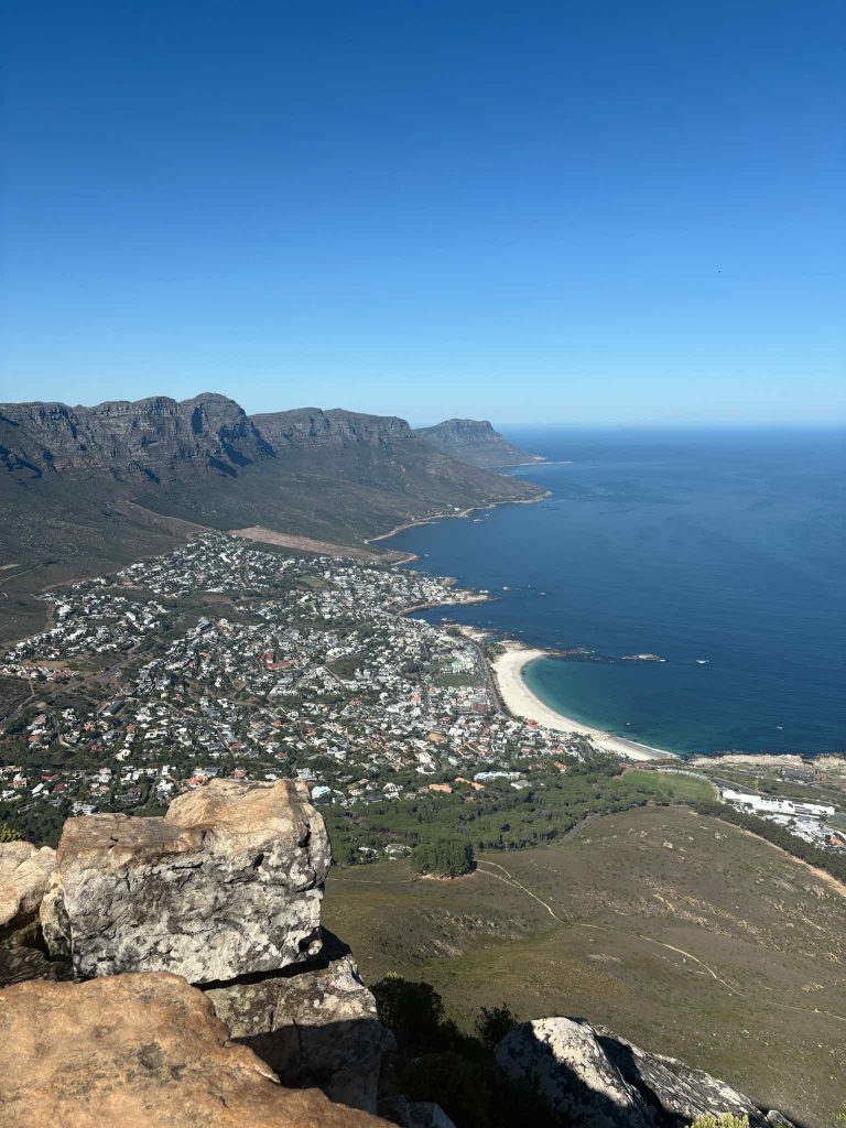 Panorama depuis la montagne emblématique Lion's head