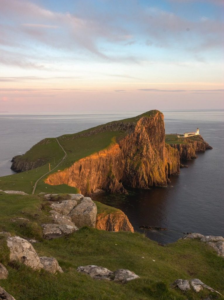 Neist point, le plus le plus à l'ouest de l'ile de skye et un point de vue spectaculaire