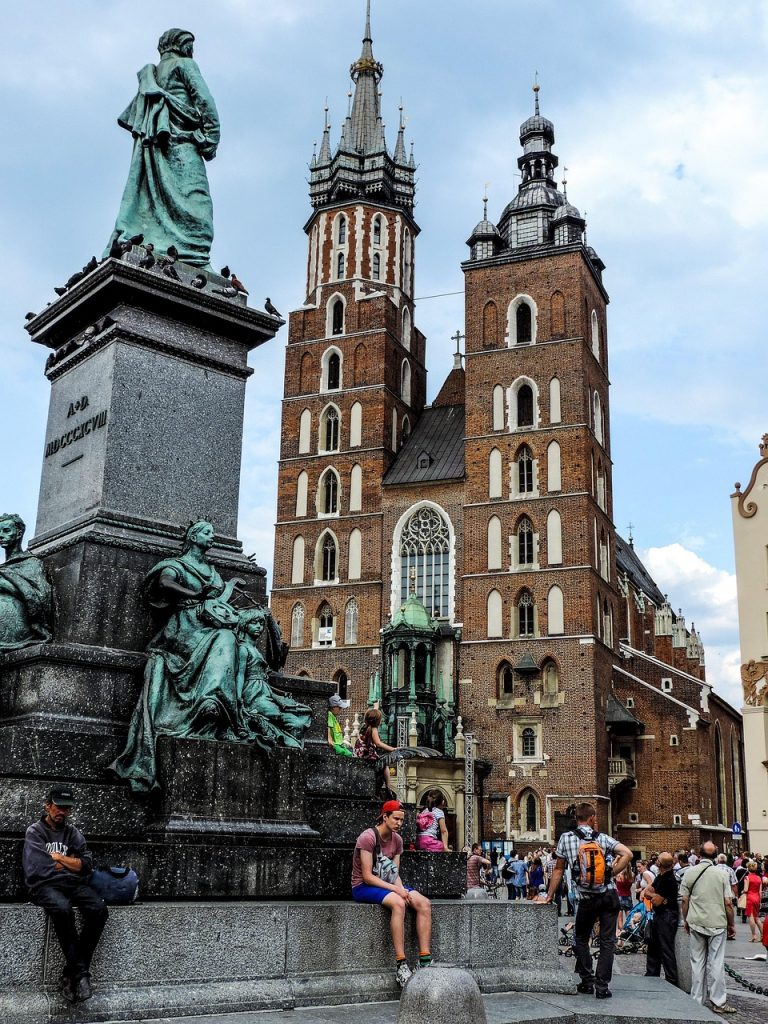 Découvrez la basilique Sainte-Marie au centre vielle de Cracovie