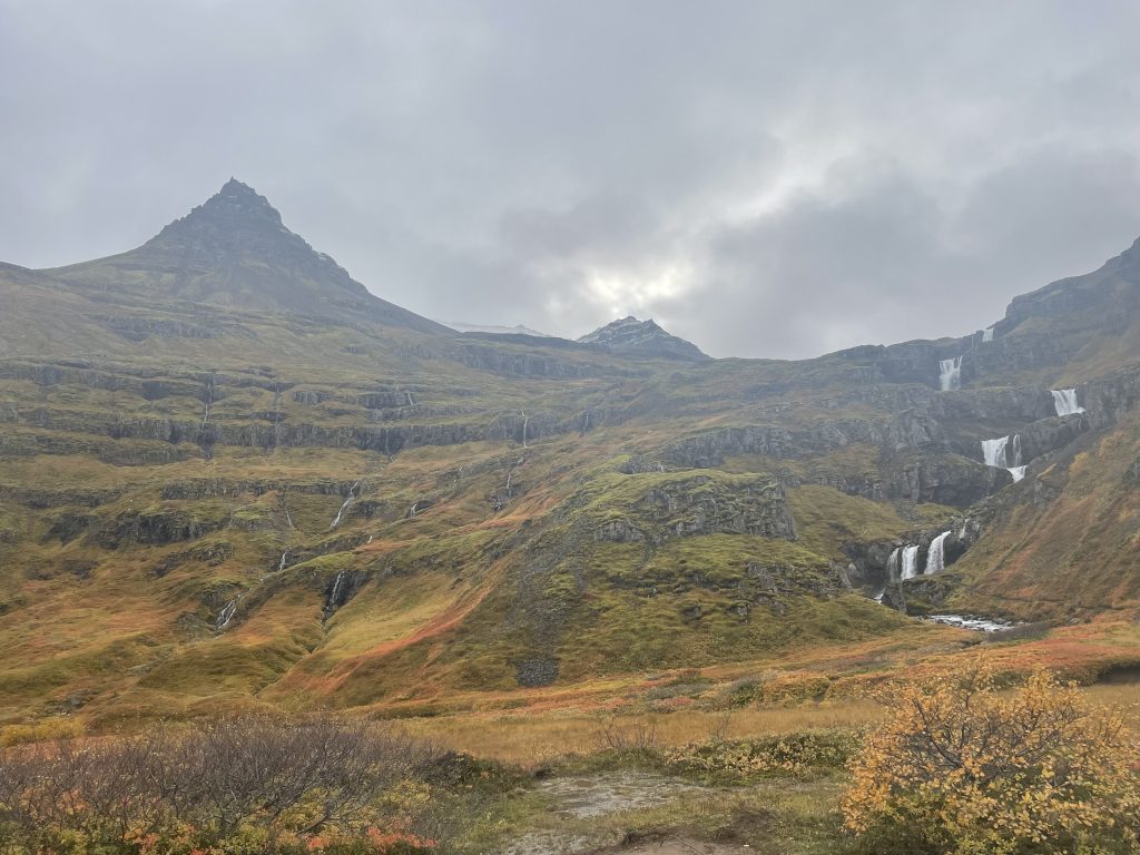 Descendez la route sinueuse du fjord de mjoifjordur, un paysage à couper le souffle