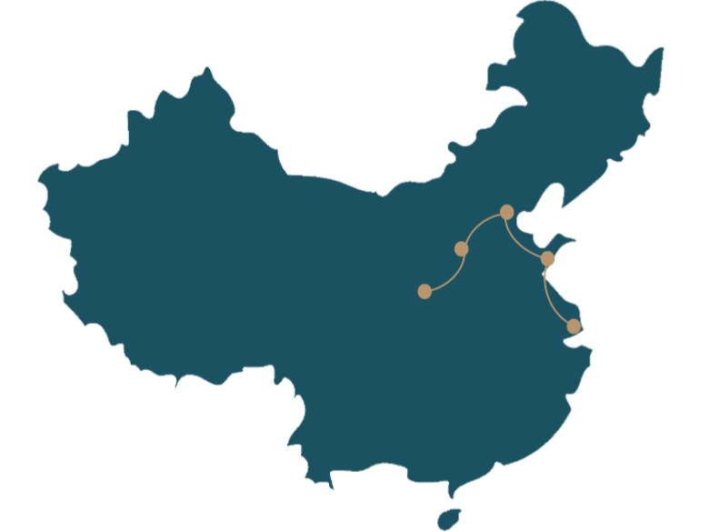 Itinéraire pour un voyage en chine